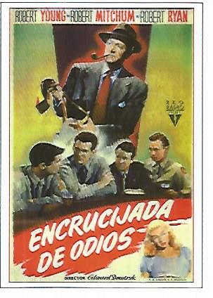 CROMO CINE 1591: ENCRUCIJADA DE ODIOS