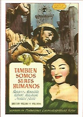 CROMO CINE 1592: TAMBIEN SOMOS SERES HUMANOS