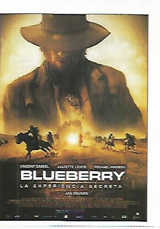 CROMO CINE 1595: BLUEBERRY. LA EXPERIENCIA SECRETA