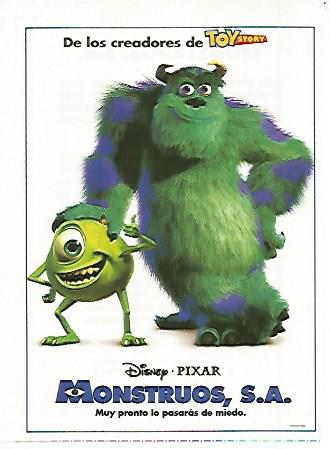 CROMO CINE 1598: MONSTRUOS S.A.