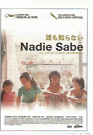 CROMO CINE 1622: NADIE SABE
