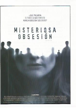 CROMO CINE 1625: MISTERIOSA OBSESION