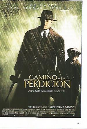 CROMO CINE 1633: CAMINO A LA PERDICION