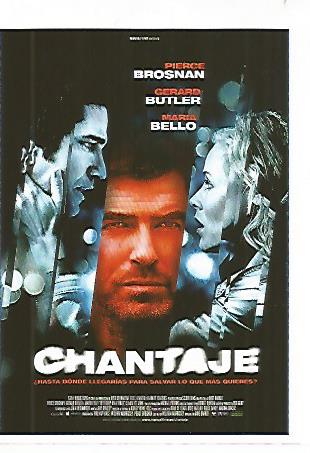 CROMO CINE 1634: CHANTAJE
