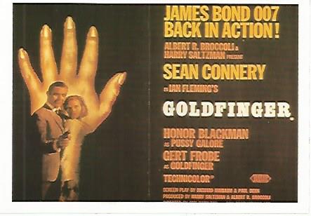CROMO CINE 1645: GOLDFINGER