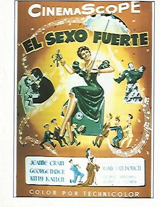 CROMO CINE 1687: EL SEXO FUERTE