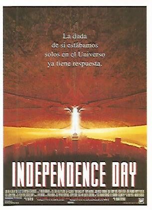 CROMO CINE 1695: INDEPENDENCE DAY