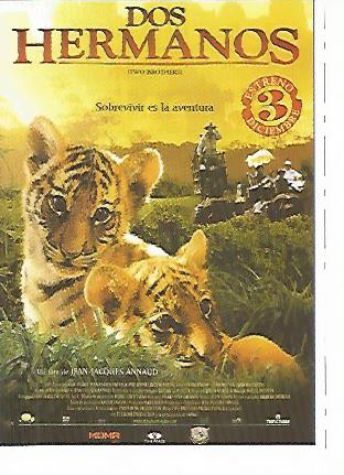 CROMO CINE 1699: DOS HERMANOS
