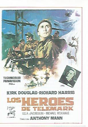 CROMO CINE 1712: LOS HEROES DE TELEMARK
