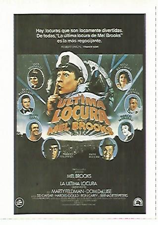 CROMO CINE 1734: LA ULTIMA LOCURA DE MEL BROOKS