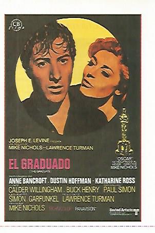 CROMO CINE 1736: EL GRADUADO