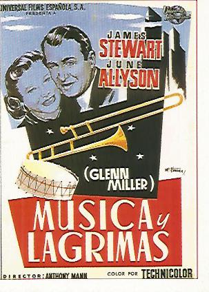 CROMO CINE 1755: MUSICA Y LAGRIMAS