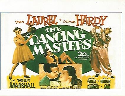 CROMO CINE 1764: MAESTROS DE BAILE