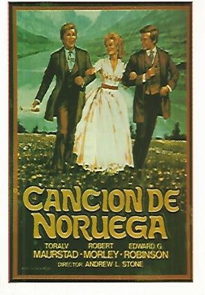 CROMO CINE 1766: CANCION DE NORUEGA