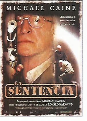 CROMO CINE 1773: LA SENTENCIA