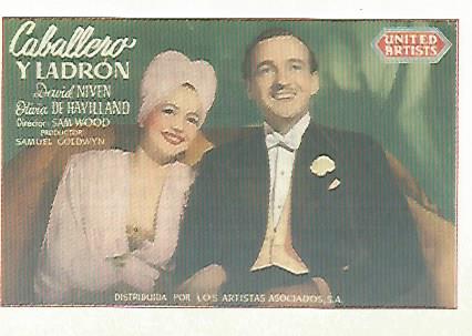 CROMO CINE 1777: CABALLERO Y LADRON