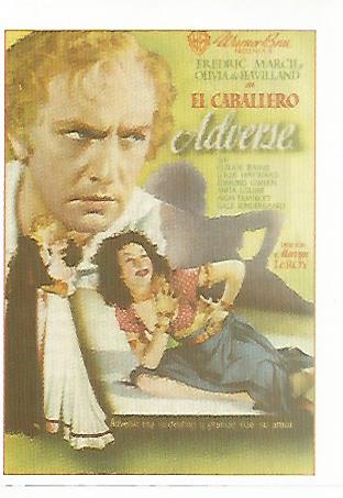 CROMO CINE 1780: EL CABALLERO ADVERSE