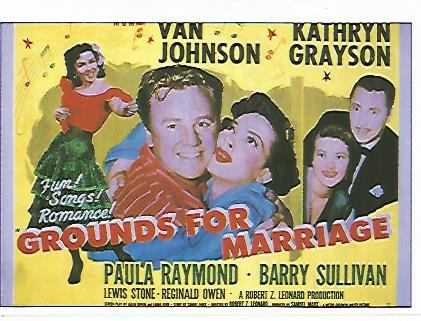 CROMO CINE 1803: LAS BASES DEL MATRIMONIO