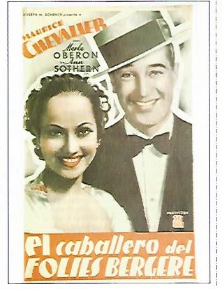 CROMO CINE 1816: EL CABALLERO DEL FOLIES BERGERE