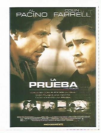 CROMO CINE 1842: LA PRUEBA