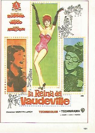 CROMO CINE 1857: LA REINA DEL VAUDEVILLE