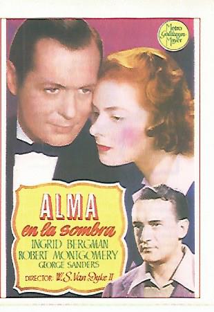 CROMO CINE 1862: ALMA EN LA SOMBRA