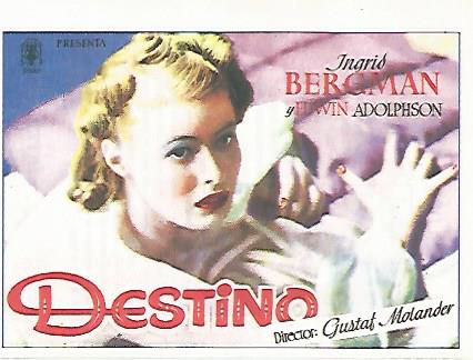 CROMO CINE 1863: DESTINO