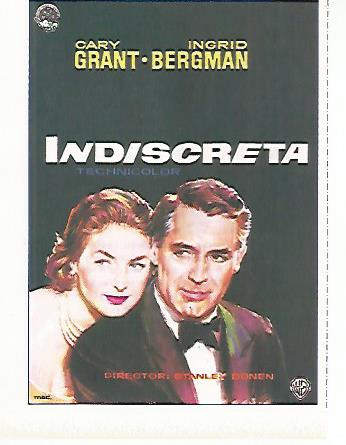 CROMO CINE 1864: INDISCRETA