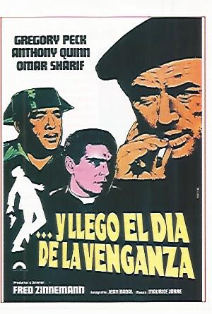 CROMO CINE 1870: Y LLEGO EL DIA DE LA VENGANZA