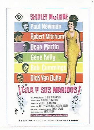 CROMO CINE 1879: ELLA Y SUS MARIDOS