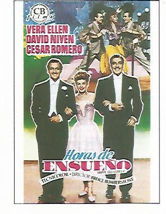 CROMO CINE 1888: HORAS DE ENSUEÑO