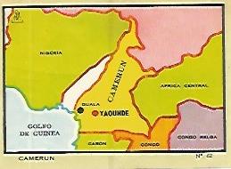 CROMO COLECCION UNIVERSAL 1919: CAMERUN. Numero 62