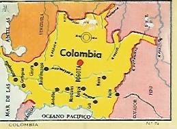 CROMO COLECCION UNIVERSAL 1925: COLOMBIA. Numero 74