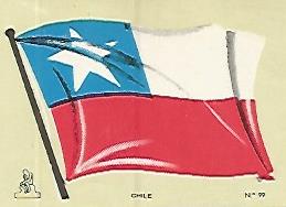 CROMO COLECCION UNIVERSAL 1933: BANDERA CHILE. Numero 99