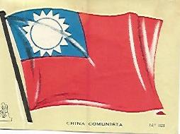 CROMO COLECCION UNIVERSAL 1936: BANDERA CHINA COMUNISTA. Numero 103