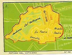 CROMO COLECCION UNIVERSAL 1942: ESTADO DEL VATICANO. Numero 122