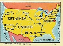 CROMO COLECCION UNIVERSAL 1943: ESTADOS UNIDOS. Numero 126