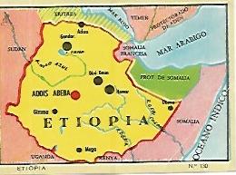 CROMO COLECCION UNIVERSAL 1944: ETIOPIA. Numero 130