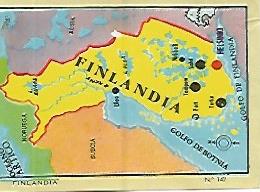 CROMO COLECCION UNIVERSAL 1949: FINLANDIA. Numero 142