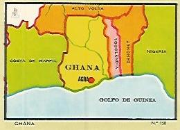 CROMO COLECCION UNIVERSAL 1952: GHANA. Numero 150