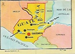 CROMO COLECCION UNIVERSAL 1956: GUATEMALA. Numero 158