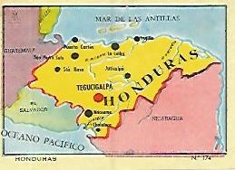 CROMO COLECCION UNIVERSAL 1964: HONDURAS. Numero 174