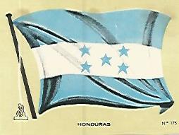 CROMO COLECCION UNIVERSAL 1965: BANDERA HONDURAS. Numereo 175