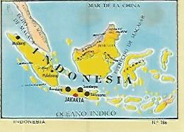CROMO COLECCION UNIVERSAL 1969: INDONESIA. Numero 186