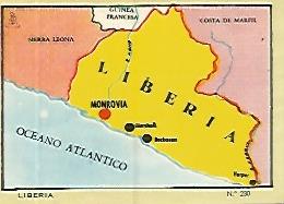 CROMO COLECCION UNIVERSAL 1982: LIBERIA. Numero 230
