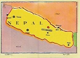 CROMO COLECCION UNIVERSAL 1997: NEPAL. Numero 270