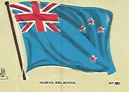 CROMO COLECCION UNIVERSAL 2003: BANDERA NUEVA ZELANDA. Numero 283
