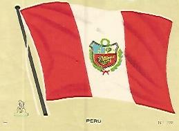 CROMO COLECCION UNIVERSAL 2009: BANDERA PERU. Numero 299