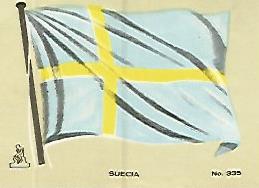 CROMO COLECCION UNIVERSAL 2021: BANDERA SUECIA. Numero 335