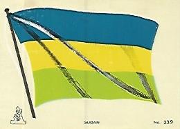 CROMO COLECCION UNIVERSAL 2023: BANDERA SUDAN. Numero 339